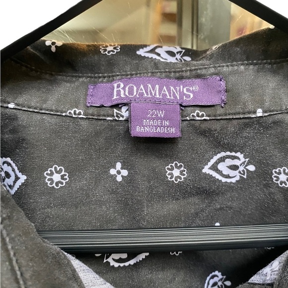 Roaman’s | Novelty | Long Sleeve | Blouse | Size: 22W - Picture 9 of 13